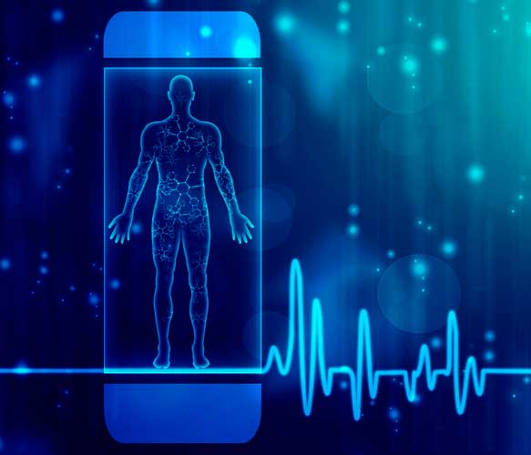terapia cuántica en teléfono móvil